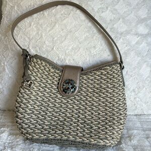 Brighton Basket Weave Shoulder Bag